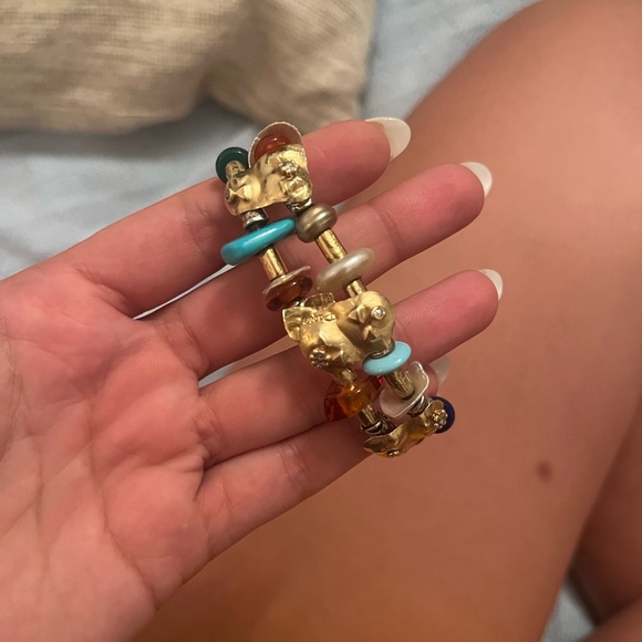 Misani Pageo 18k gold bracelet with pearls and turquoise - Picture 8 of 8